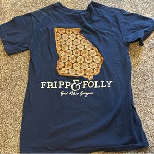 Fripp & Folly Blue Graphic T-Shirt